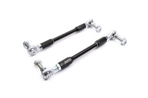 Tesla Model 3 Sway Bar Endlinks - Front - SPL Parts - Adjustable - Black - `17-`27